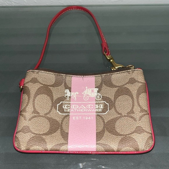Coach Unicorn leather Wristlet - Picture 1 of 8